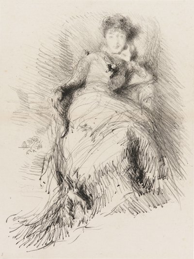 Studie, 1878. af James Abbott McNeill Whistler