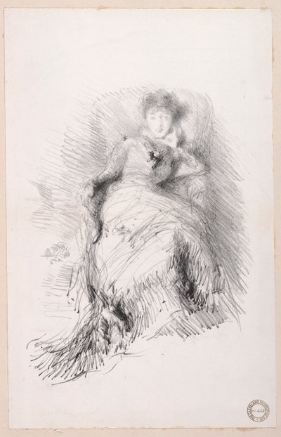 Studie, 1878. af James Abbott McNeill Whistler