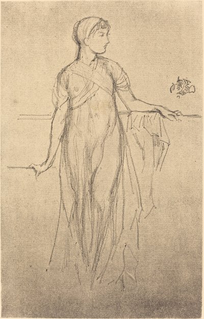Studie, 1879. af James Abbott McNeill Whistler
