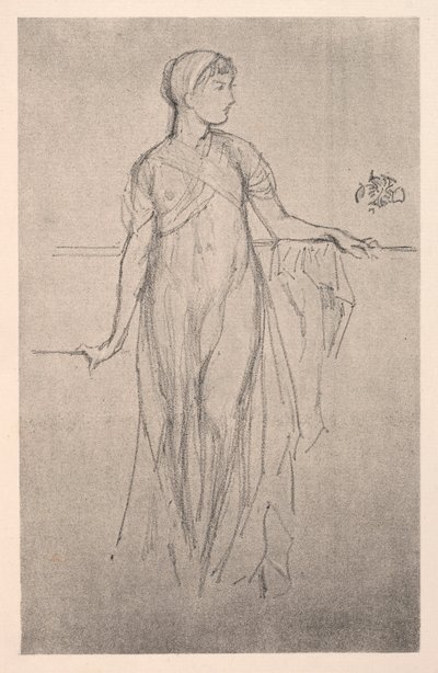 Studie, 1879. af James Abbott McNeill Whistler