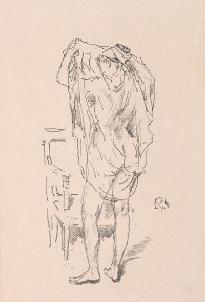 Studie, 1895. af James Abbott McNeill Whistler