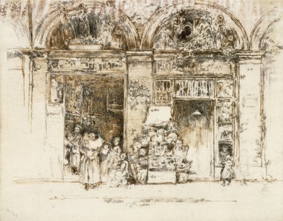 Solsikker, Rue des Beaux-Arts, ca. 1892-93 af James Abbott McNeill Whistler