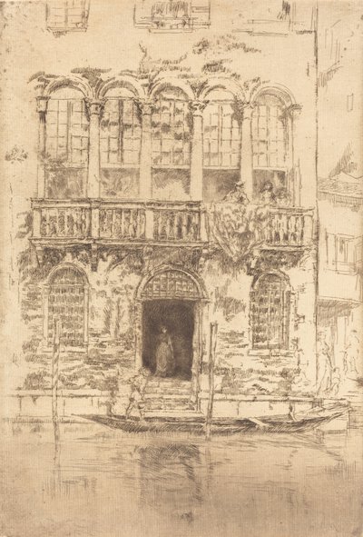 Balkonen, 18791880. af James Abbott McNeill Whistler