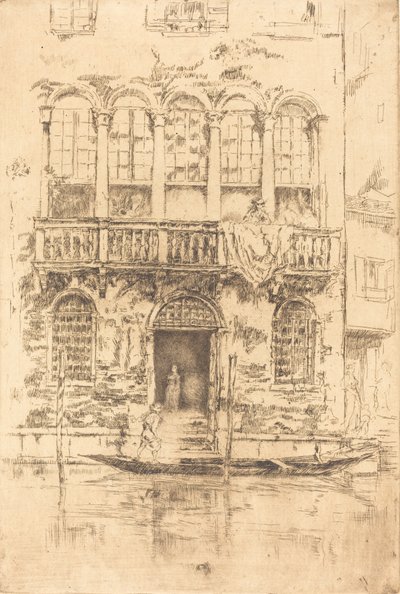 Balkonen, 18791880. af James Abbott McNeill Whistler