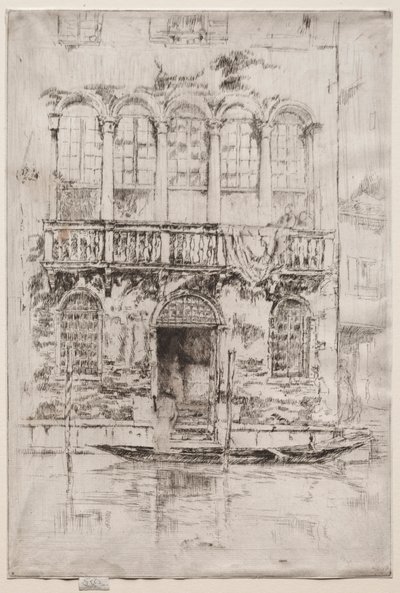 Balkonen, 1886. af James Abbott McNeill Whistler