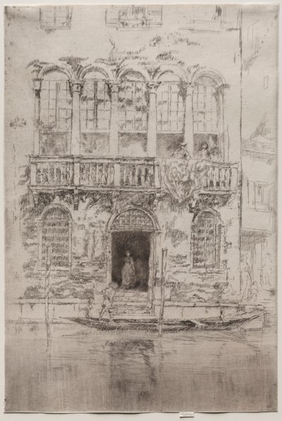 Balkonen, ca. 1880. af James Abbott McNeill Whistler
