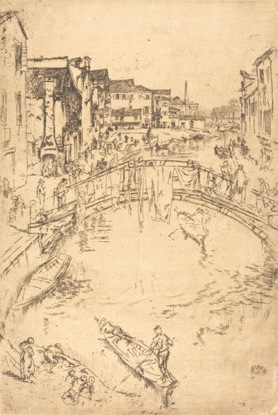 Broen, 18791880. af James Abbott McNeill Whistler