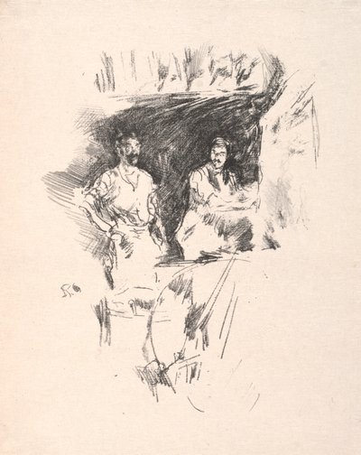 Brødrene, 1895. af James Abbott McNeill Whistler