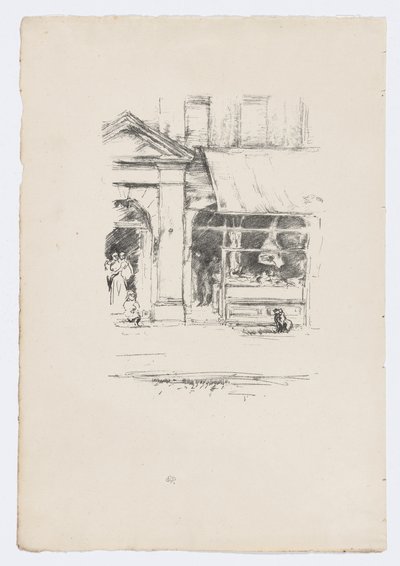 Slagterens hund af James Abbott McNeill Whistler