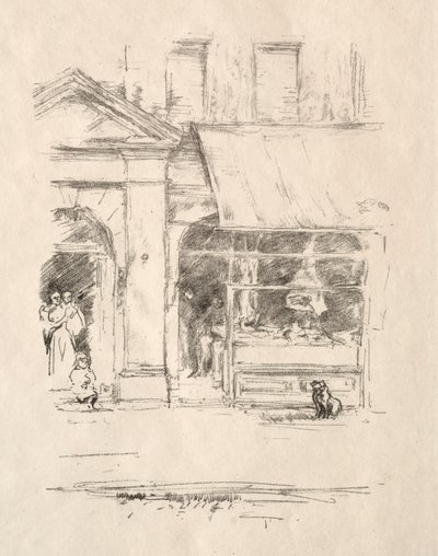 Slagterhunden, 1896. af James Abbott McNeill Whistler