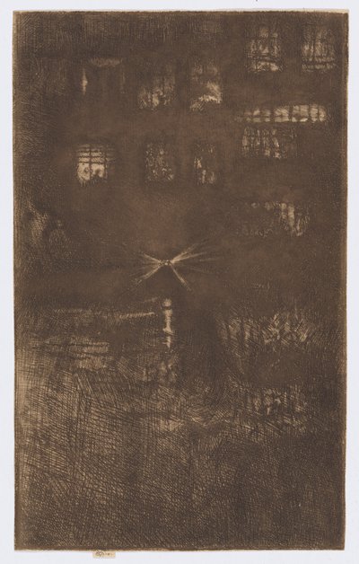 Dansens Hus: Nocturne af James Abbott McNeill Whistler