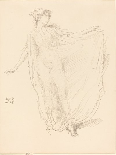 Den dansende pige, 1889. af James Abbott McNeill Whistler