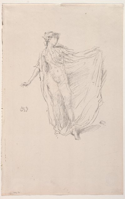 Den dansende pige, 1890. af James Abbott McNeill Whistler