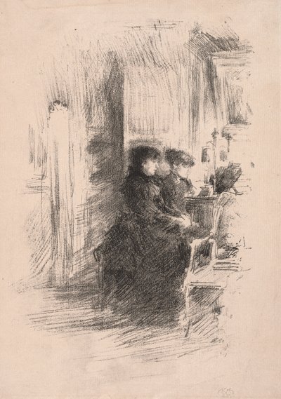 Duetten, 1894. af James Abbott McNeill Whistler