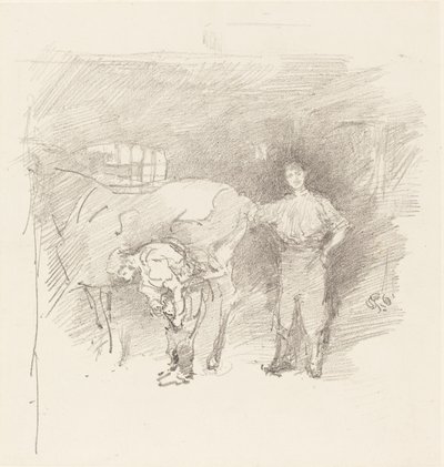 Hovslagerne, 1888. af James Abbott McNeill Whistler