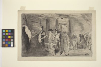 Smedjen (tørpunkt) af James Abbott McNeill Whistler