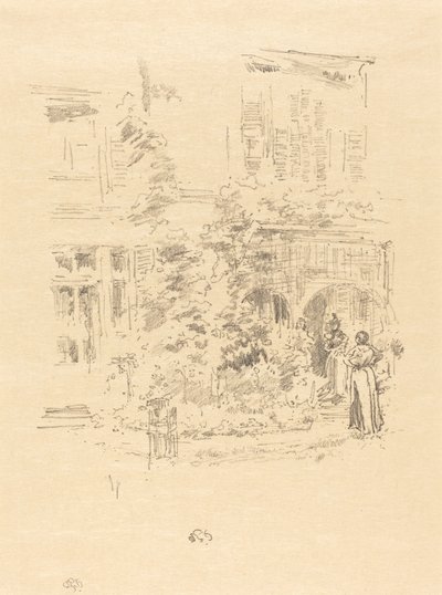 Havevåbenhuset, 1894. af James Abbott McNeill Whistler