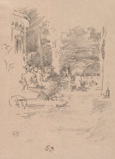 Den lille café i skoven, 1894. af James Abbott McNeill Whistler