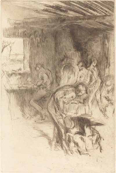 Den Lille Smedje, 1875. af James Abbott McNeill Whistler