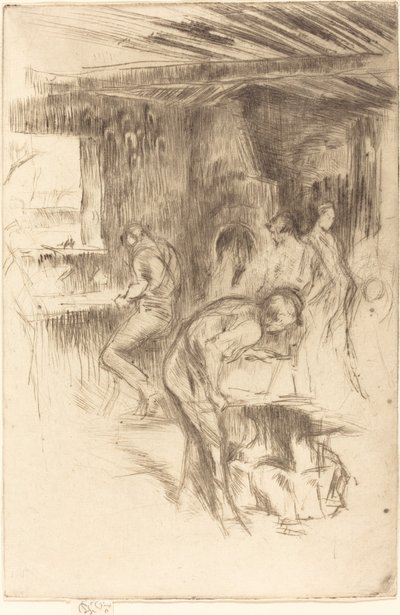Den Lille Smedje, 1875. af James Abbott McNeill Whistler