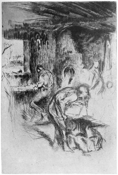 Den Lille Smedje, c1860 1904. af James Abbott McNeill Whistler