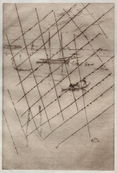 Den lille lagune, 1880. af James Abbott McNeill Whistler