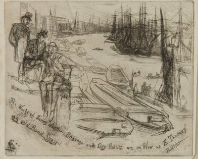 Den lille pool, 1861. af James Abbott McNeill Whistler