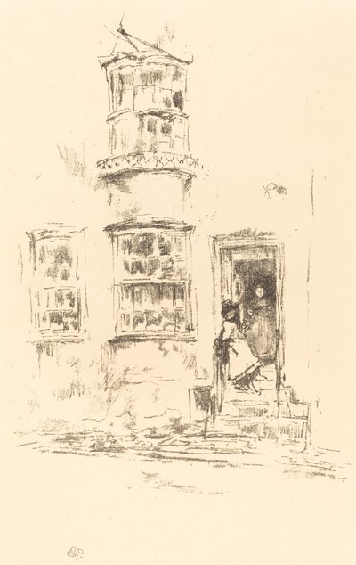De små trin, Lyme Regis, 18951896. af James Abbott McNeill Whistler