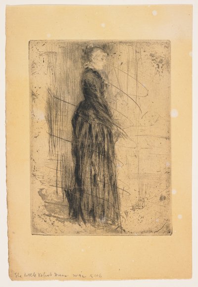 Das kleine Samtkleid af James Abbott McNeill Whistler
