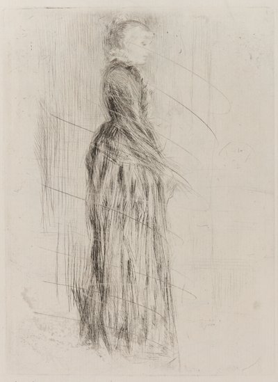 Den lille fløjlskjole, 1873. af James Abbott McNeill Whistler