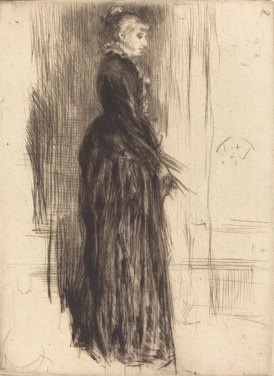 Den lille fløjlskjole, 1873. af James Abbott McNeill Whistler