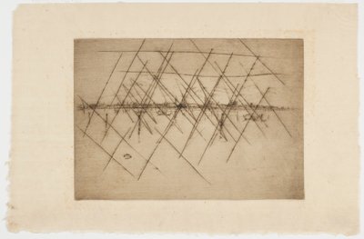 Det lille Venedig, 1879-1880. af James Abbott McNeill Whistler