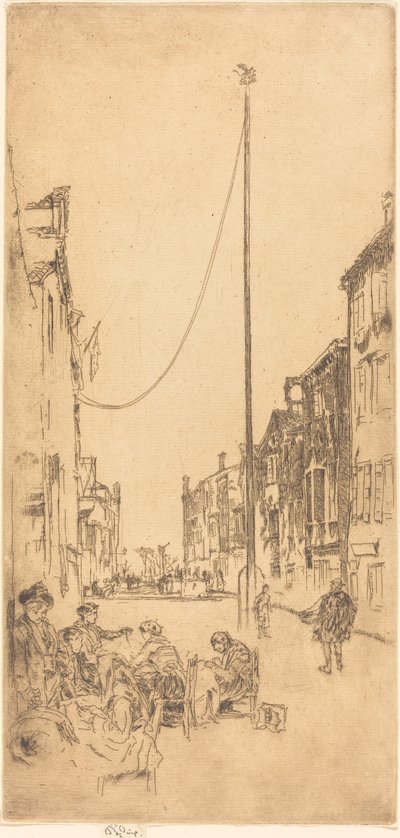 Masten, 18791880. af James Abbott McNeill Whistler