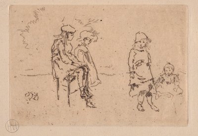 Menpes børnene. af James Abbott McNeill Whistler