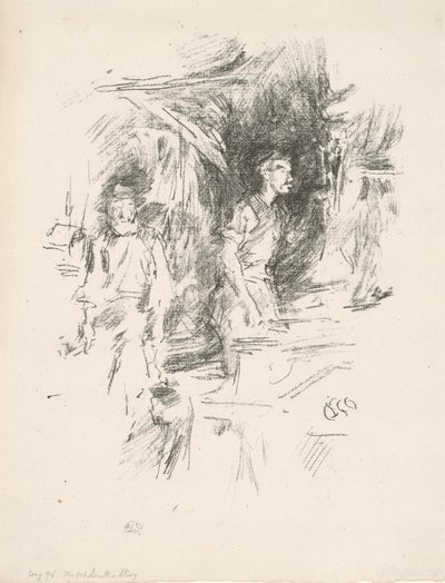 Den gamle Smiths historie, 1895. af James Abbott McNeill Whistler