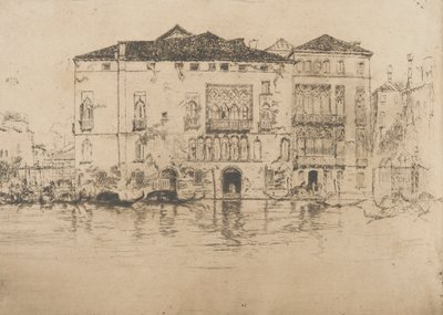 Paladserne, 1879-1880. af James Abbott McNeill Whistler
