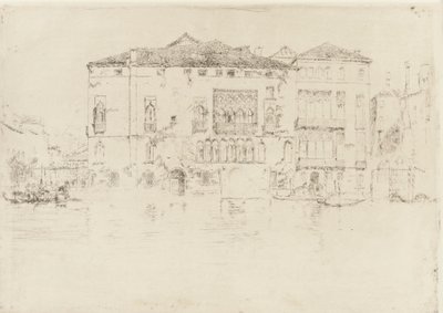 Paladserne, 1879-1880. af James Abbott McNeill Whistler