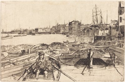 Poolen, 1859. af James Abbott McNeill Whistler