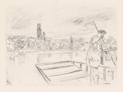 The Punt, 1861 udgivet 1862. af James Abbott McNeill Whistler