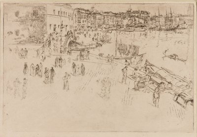 Rivaen, 1879-1880. af James Abbott McNeill Whistler