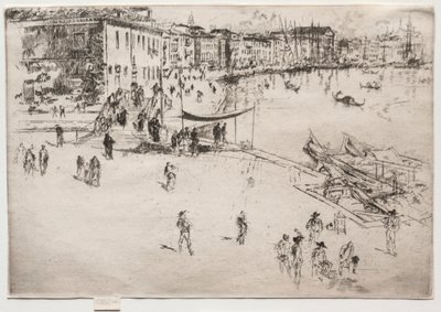 The Riva, nr. 2, 1886. af James Abbott McNeill Whistler