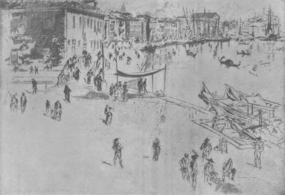 The Riva, nummer to, c1880, 1904 af James Abbott McNeill Whistler