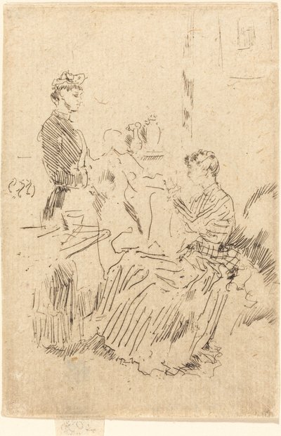 Syerske, ca. 18841886. af James Abbott McNeill Whistler