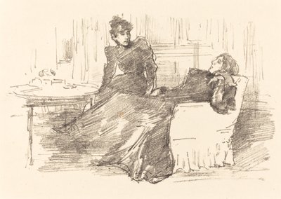 Søstrene, 18941895. af James Abbott McNeill Whistler