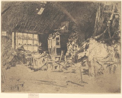Smedjen, 1880. af James Abbott McNeill Whistler