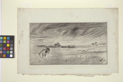 Stormen (tørpunkt) af James Abbott McNeill Whistler