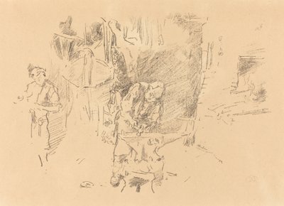 Den solrige smedje, 1895. af James Abbott McNeill Whistler