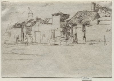 Svanen, Chelsea, ca. 1870. af James Abbott McNeill Whistler