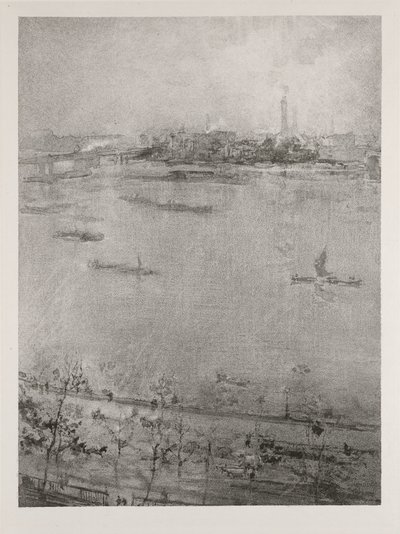 Themsen, 1896 af James Abbott McNeill Whistler