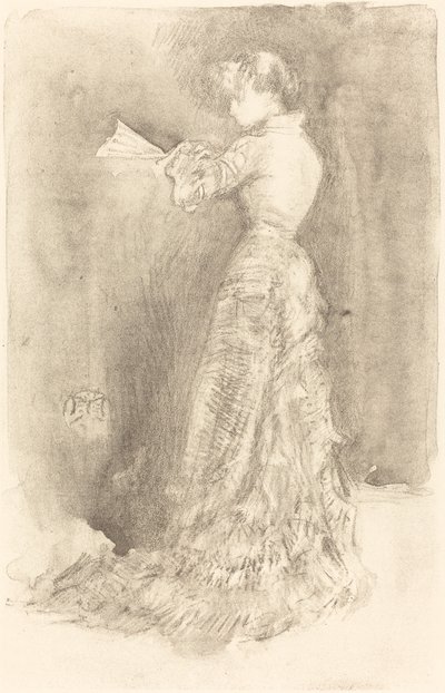 Toilettet, 1878. af James Abbott McNeill Whistler
